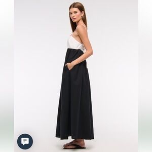 Abercrombie Tie Back Babydoll Maxi Dress size XLP